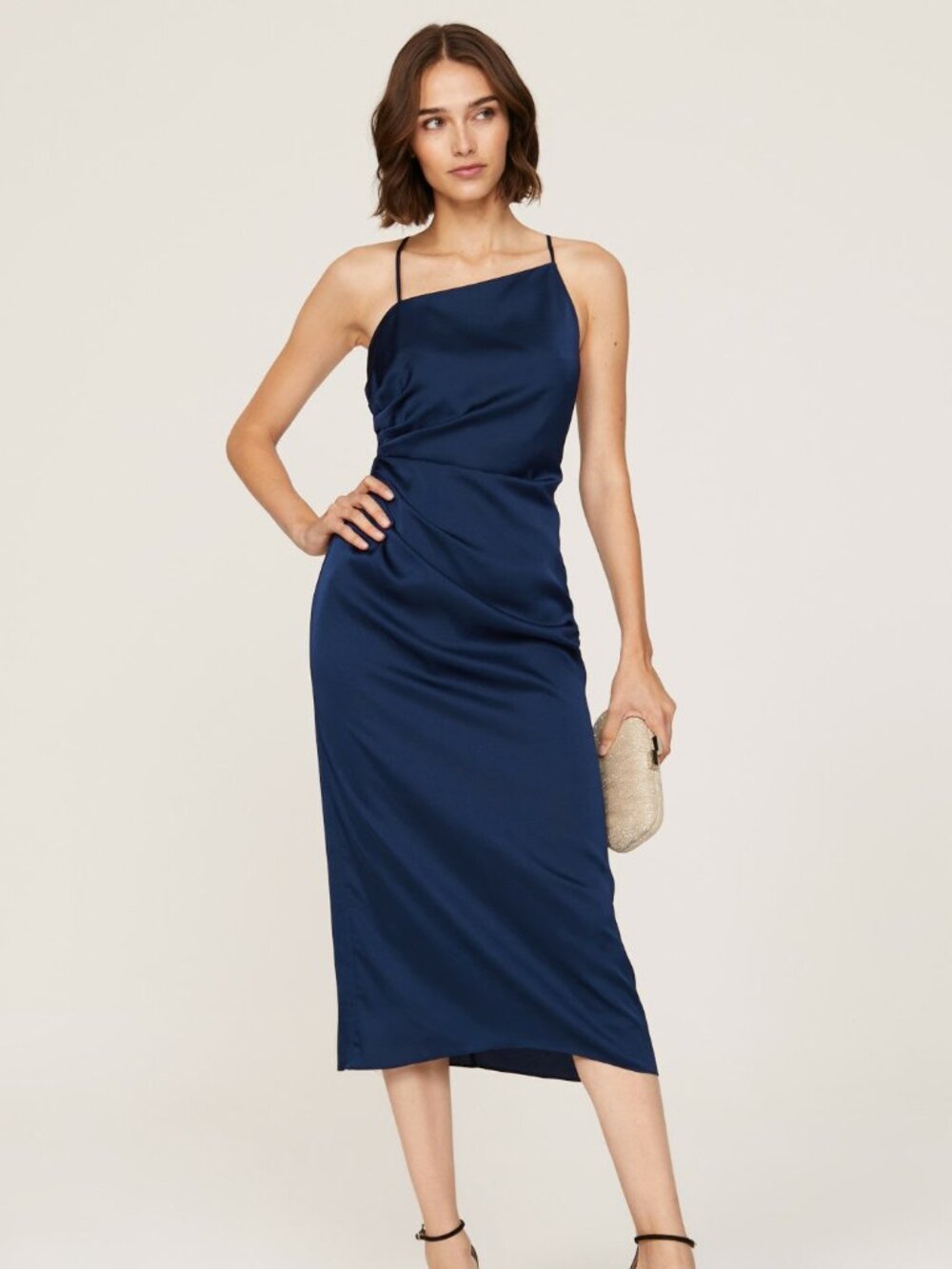 MILLY Electra Satin Slip Dress size 6